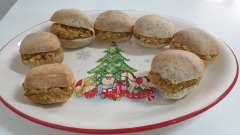 Panecillos de pollo de coronación