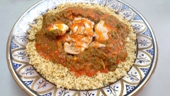 Quinoa con acelgas y pollo