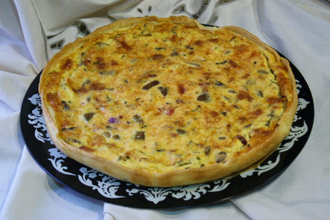 Quiche de bolets