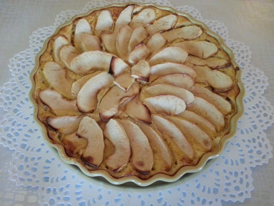 Tarta de manzana light