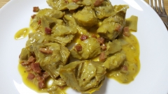 ALCACHOFAS A LA CERVEZA