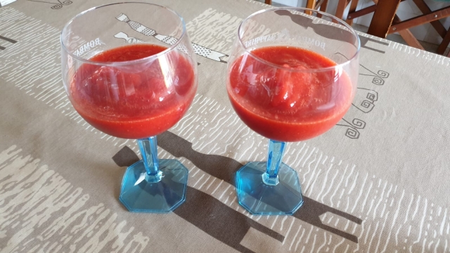 Sorbete de fresas
