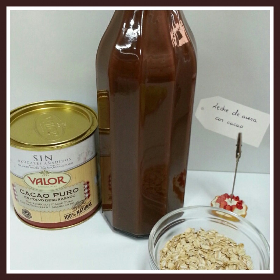 Bebida de avena con cacao