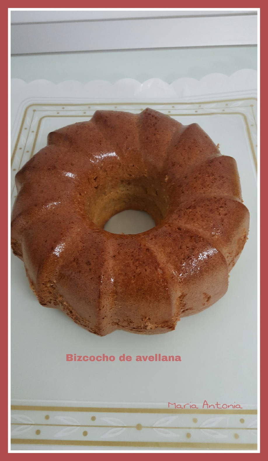 Bizcocho de avellanas