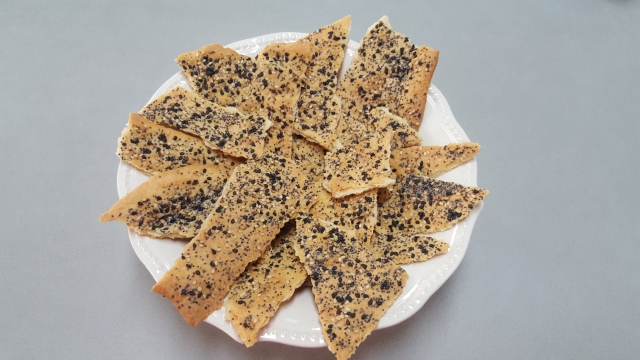 Snack crujiente de semillas