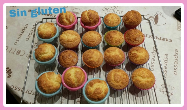 Magdalenas sin gluten