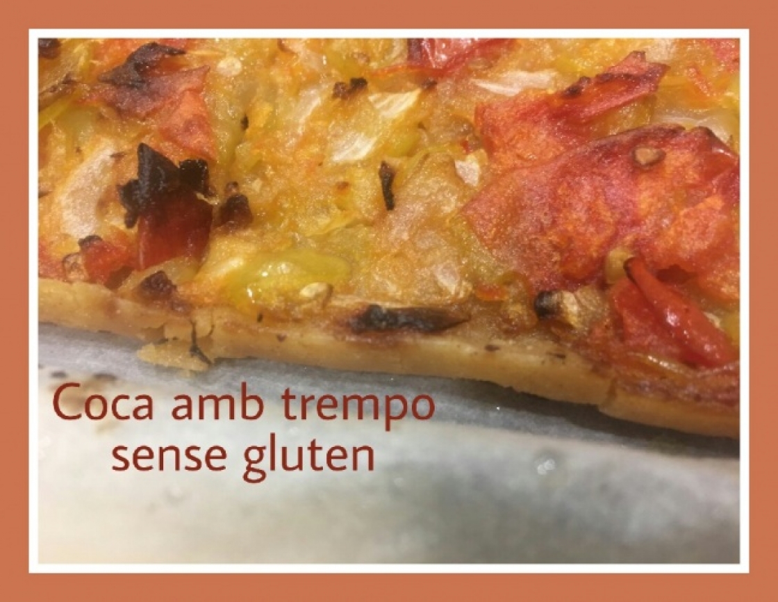 Coca amb trempo sense gluten