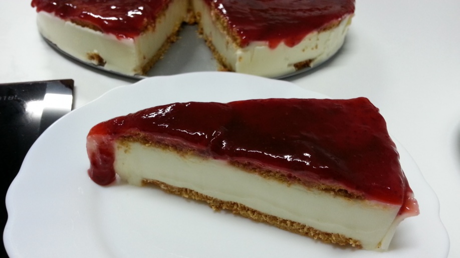 Tarta de queso con galletas XL