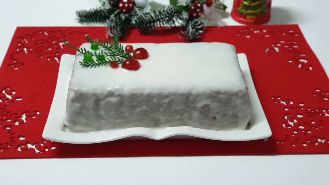 Plum cake de manzana y frutos secos