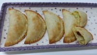 Empanadillas de puerro y queso