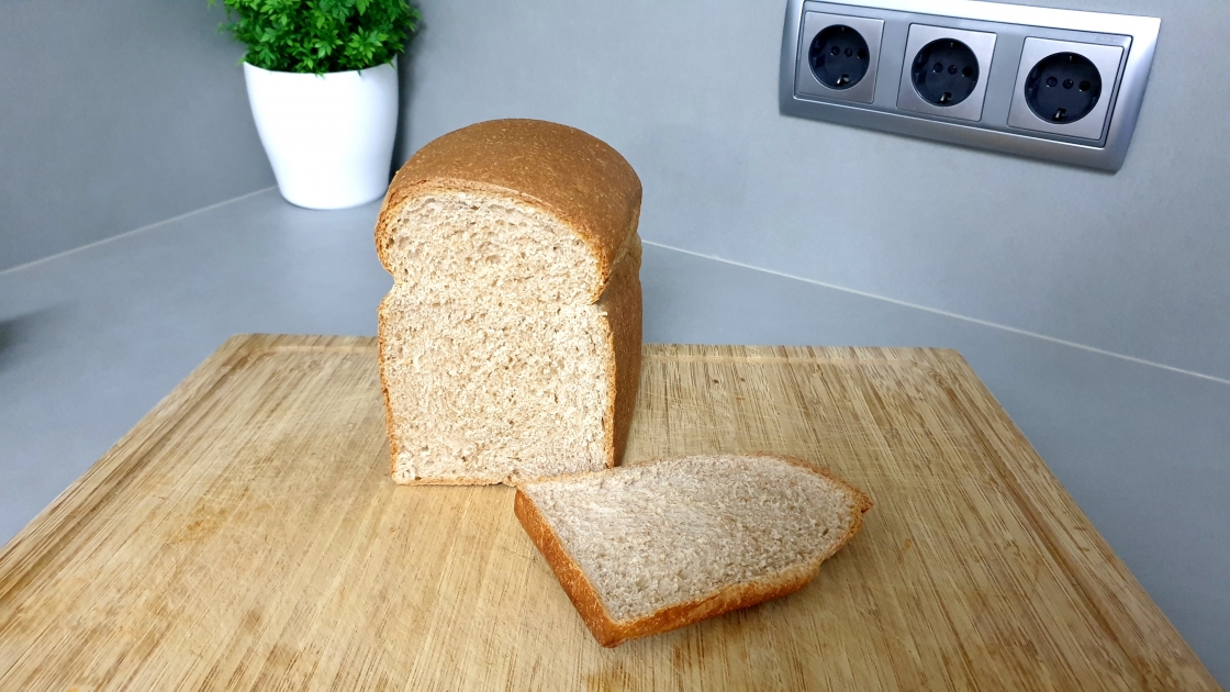 Pan de molde integral 50%