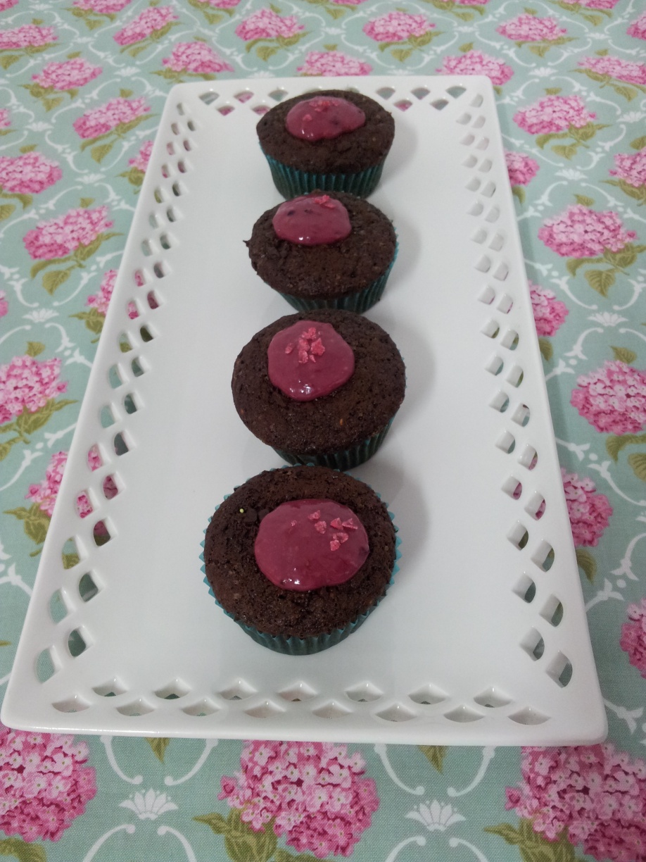 Muffins de frambuesa i xocolata