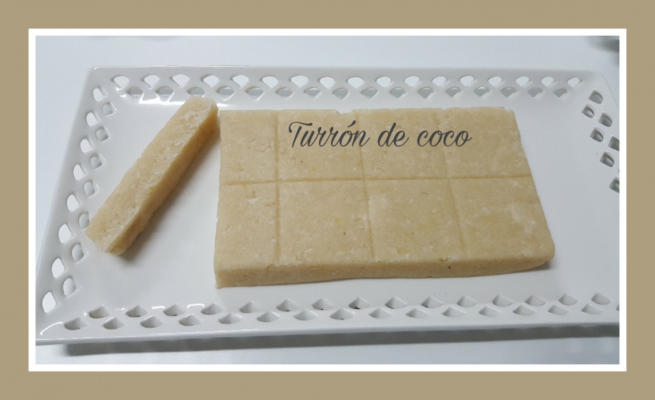 Turron de coco buenisimo