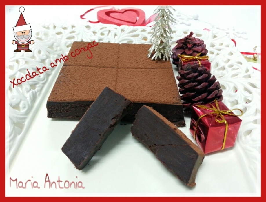 Torró trufat de coñac