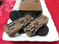 Turron de chocolate con galletas oreo