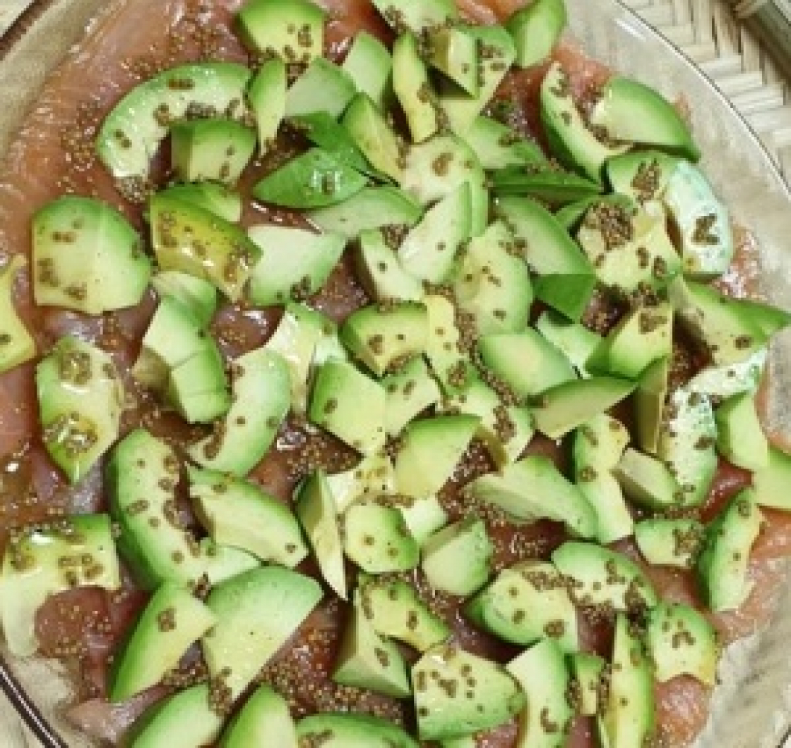Ensalada de salmón y aguacate