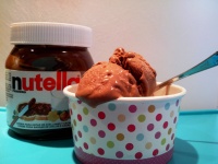 Helado de nutella