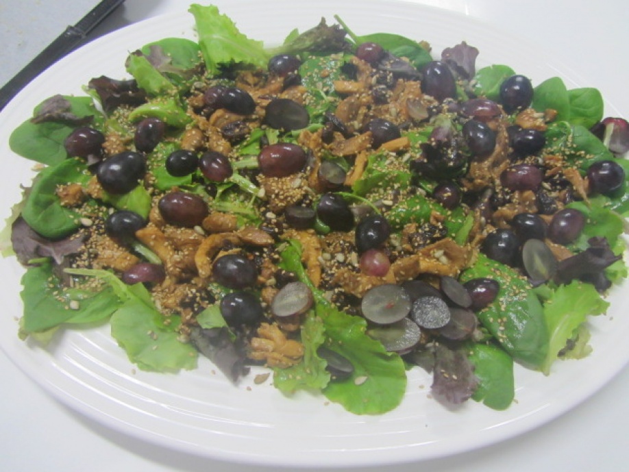 Ensalada templada de pollo