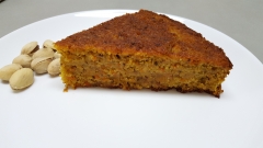 Bizcocho persa de zanahoria, coco y pistacho