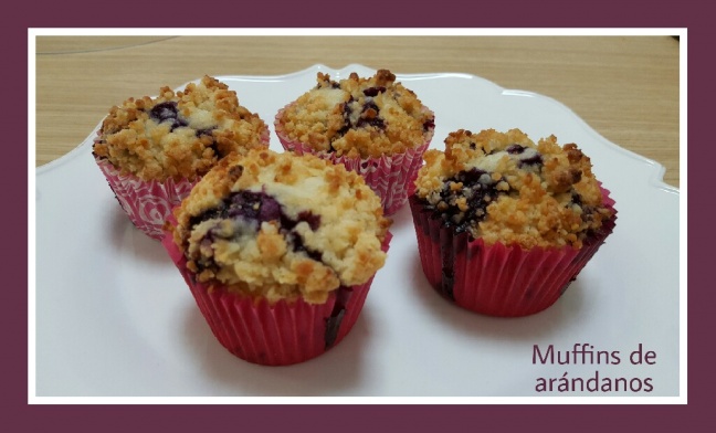 Muffins de arándanos