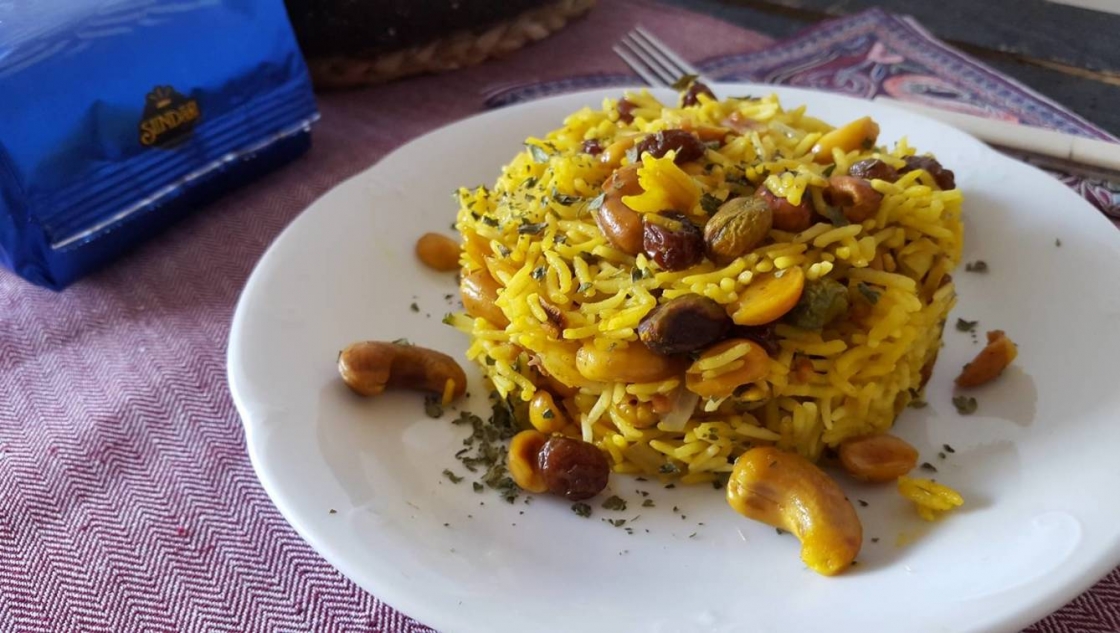 Arroz de guarnición especiado