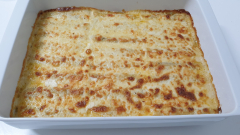 Canelones de ceps al foie