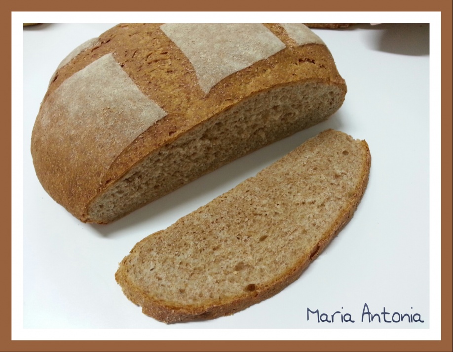 Pan integral mezclado