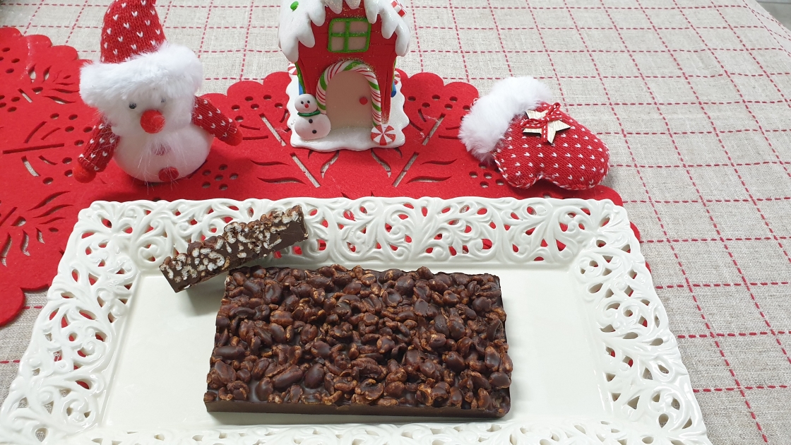 Turrón de chocolate sin azúcar