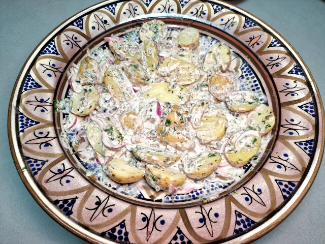 Ensalada griega de patatas