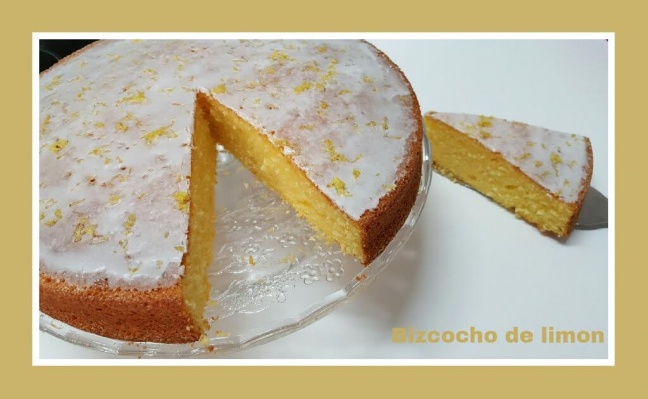 Bizcocho de limon sin gluten