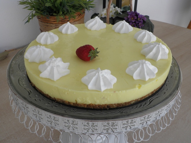 TARTA RAPIDA DE LIMON