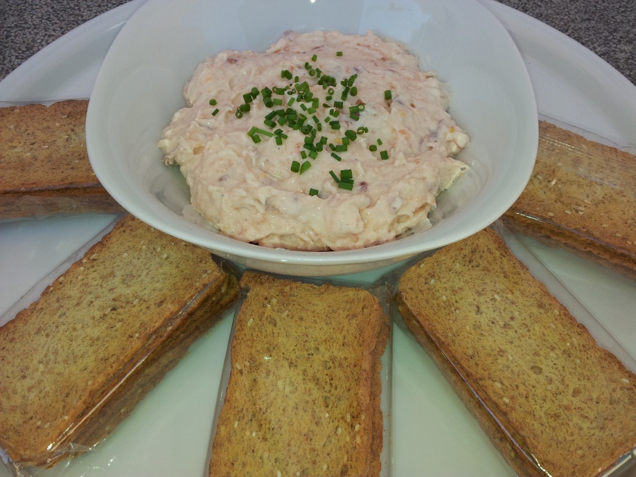 Pate de salmon para canapes
