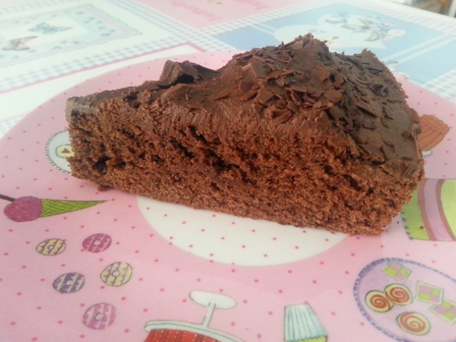 Tarta de xocolata dues textures