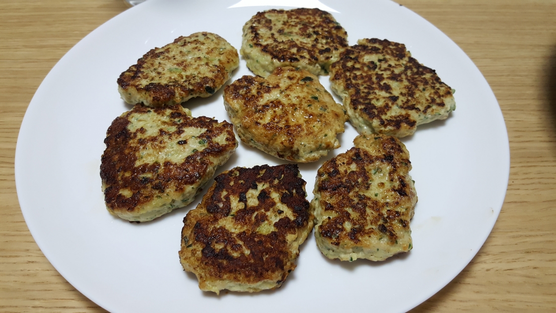 Hamburguesas de pavo y calabacin