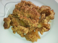 Apple crumble