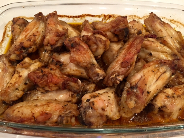 Alitas de pollo cajún