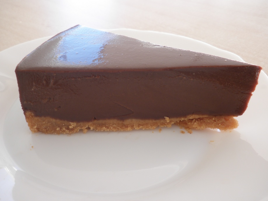 TARTA DE CHOCOLATE CON CUAJADA