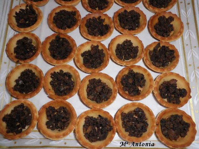 TARTALETAS DE BUTIFARRON CON HONGOS