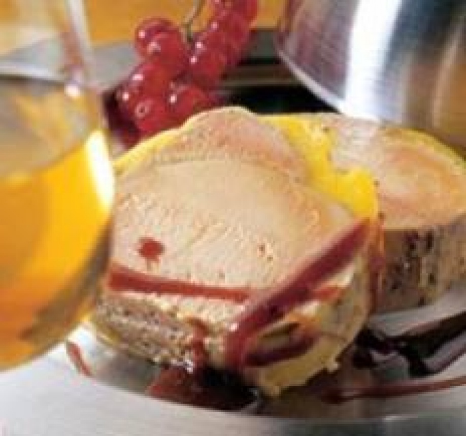 Foie con manzanas y salsa de Pedro Ximénez