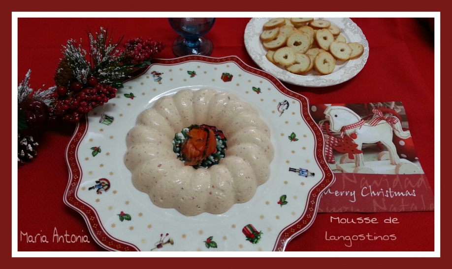 Mousse de langostinos