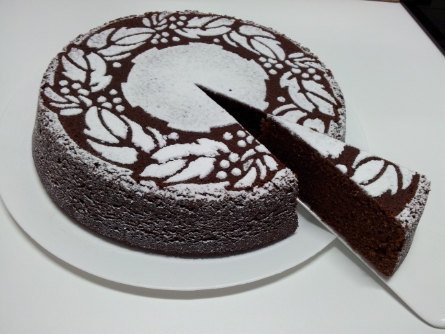 Coca de chocolate nesquick