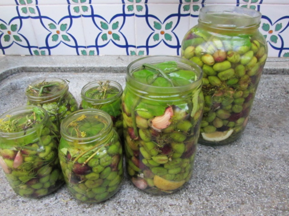 Olives trencades mallorquines